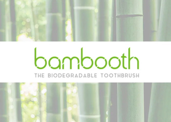 Bambooth bamboo toothbrush range presented on the campaign landing page